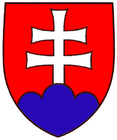 [Image of Slovak national emblem]